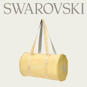 Brand New Swarovski Duffle Bag Gym Bag Travel Bag Swan Logo NWT NIB